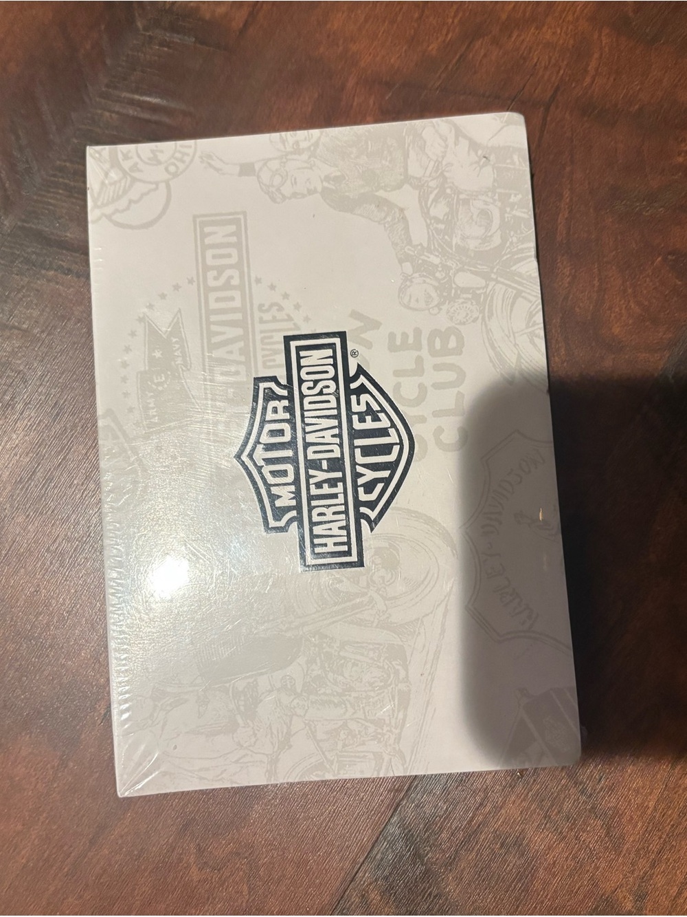 Harley-Davidson White and Black Logo Card Holder